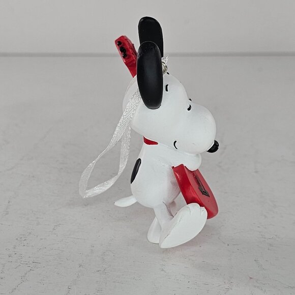 Hallmark Ornament 2016 Snoopy Playing Red Guitar Dog Peanuts - Picture 4 of 6